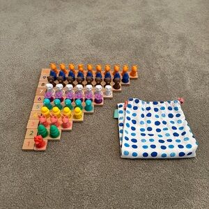 Lovevery Montessori math bars and number tiles